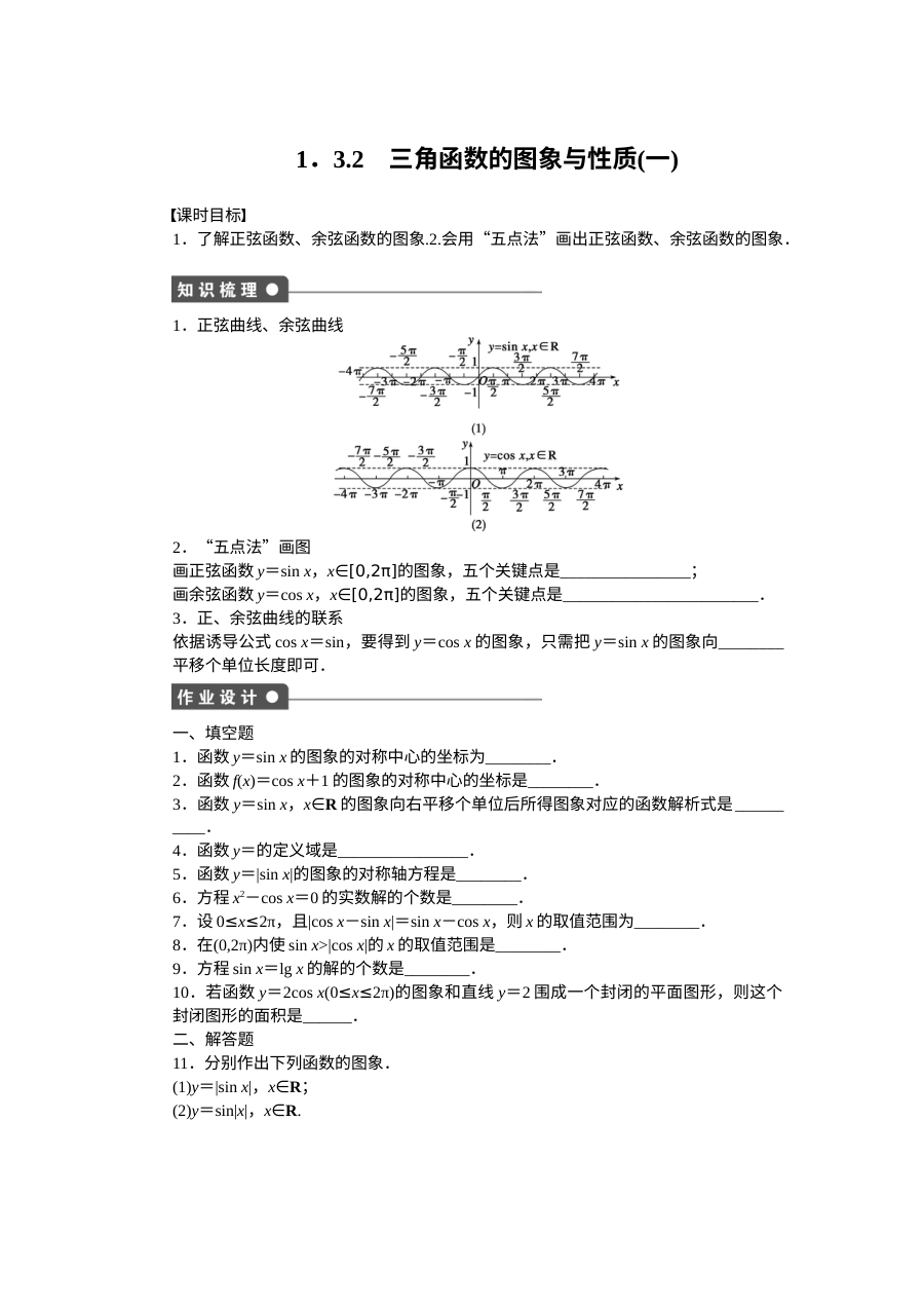 2015苏教版高中数学必修4第1章三角函数同步作业题（17套含答案解析）