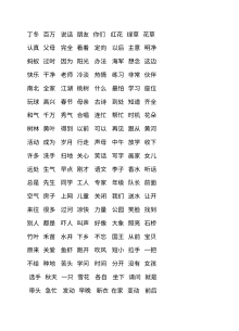 人教版小学一年级语文下册期末复习题