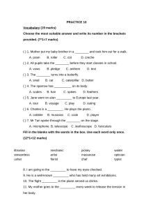 新加坡小学英语试卷二年级PRACTICE 10