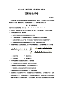银川一中高三物理第五次月考试卷（人教版·含答案解析）