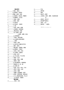 人教版高一英语必修一Unit5基础知识同步训练卷