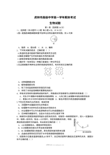 虎林一中高一年级生物学期末考试试卷（人教版）及参考答案