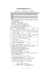 高三化学一轮复习离子反应与氧化还原反应专题训练（人教版含答案解析）