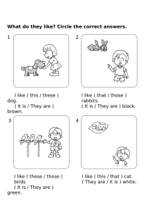 小学一年级英语下册 朗文英语1B Chapter 1 同步练习题