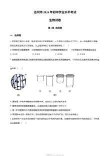 2024年四川省达州市中考生物真题（人教版·初三学业水平考试）